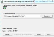 please select a valid Reaper installation folder.JPG