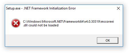 2018-07-24 20-09-45 Setup.exe - .NET Framework Initialization Error.jpg