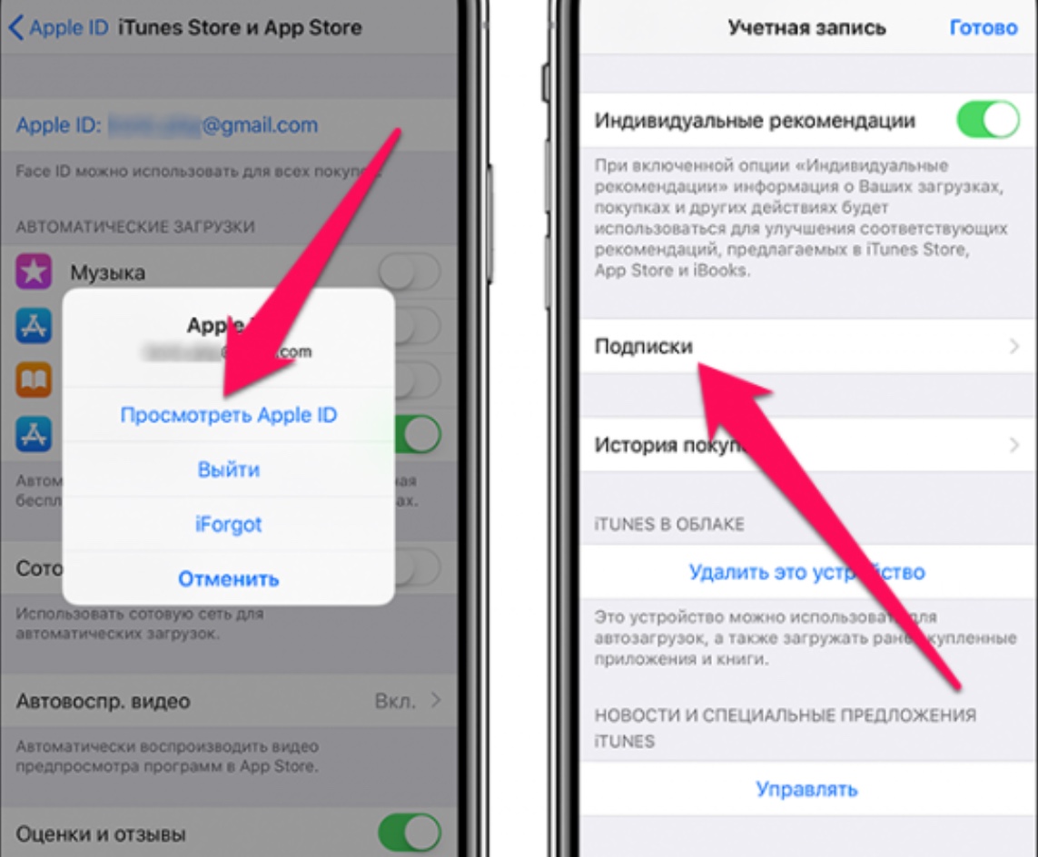 Удалить / посмотреть платные подписки iOs 12 (есть вопрос). | Rmmedia.ru