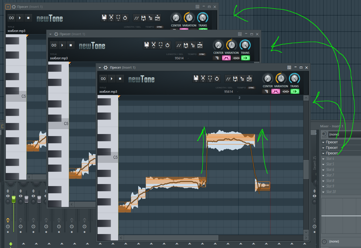 Коррекция вокала в Newtone (FL Studio) 