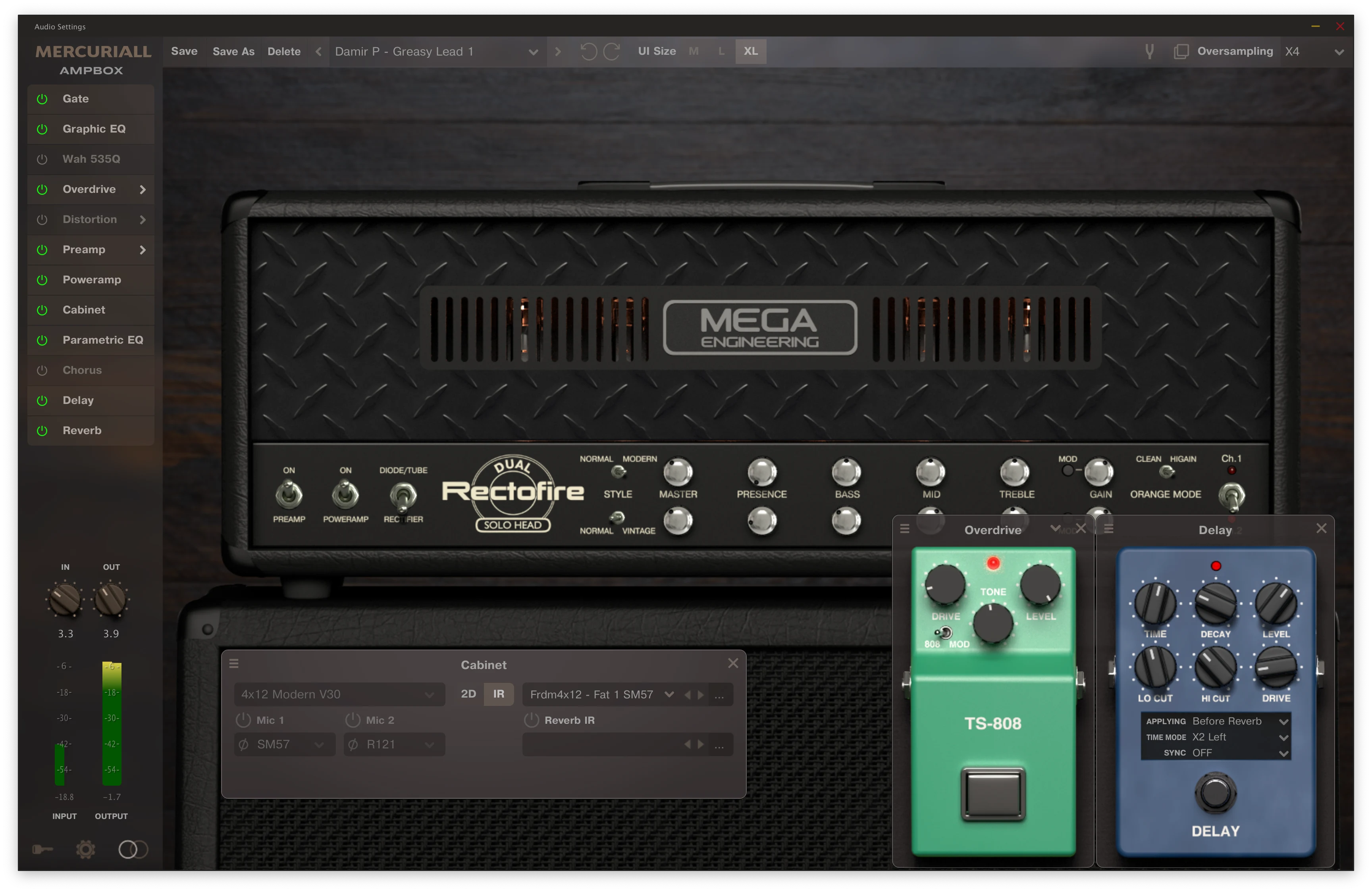 VST Plugins Mercuriall. Mercuriall Audio Spark/REAXIS. Ik Multimedia AMPLITUBE X-time delay. Audio input is muted to avoid feedback loop Mercuriall.