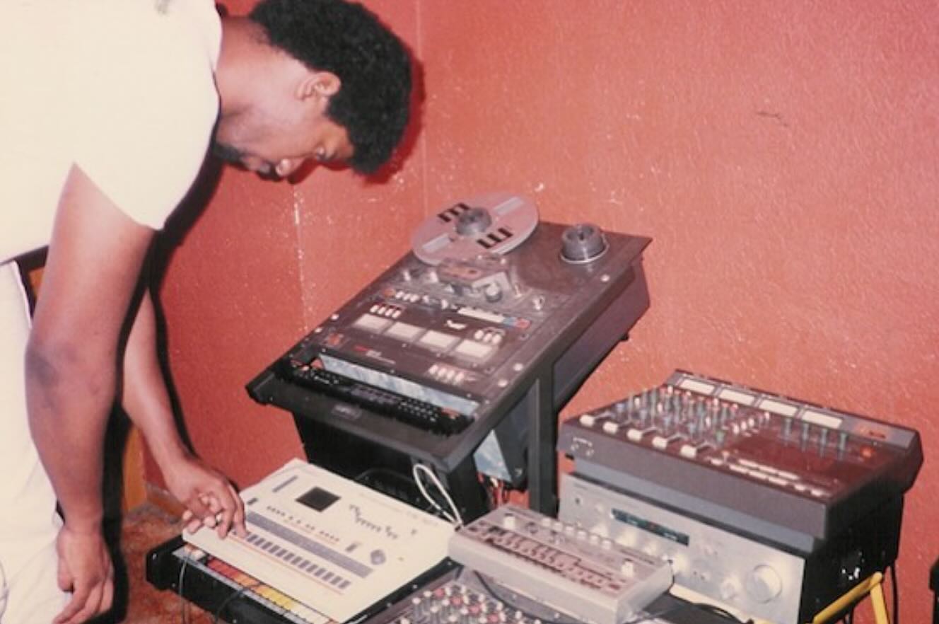 Marshall Jefferson circa 1988 in the Studio.jpg